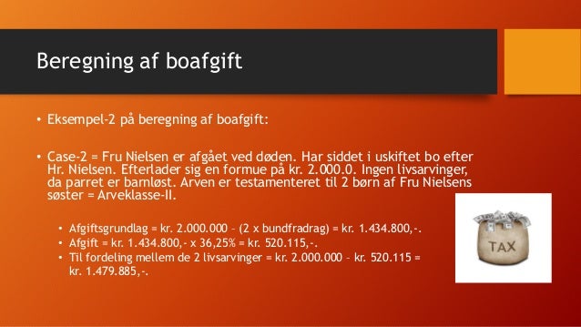bundfradrag ved arv bundfradrag ved arv